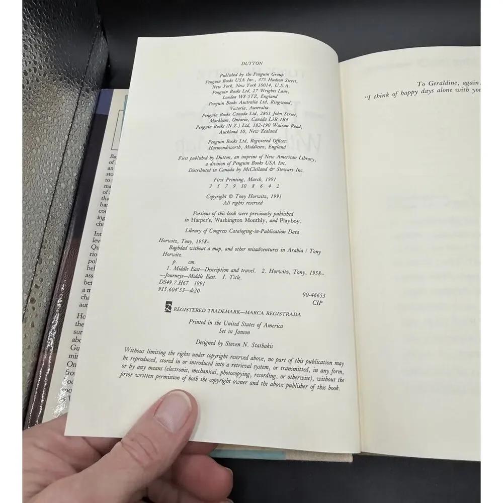 Baghdad without a Map and Other Misadventures in Arabia by Tony Horwitz EUC
